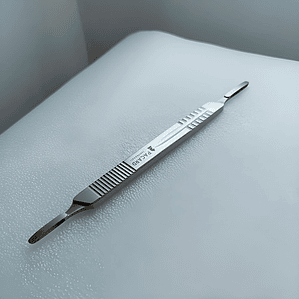 Mango Bisturí Doble N°3 Y N°4 Edicion Calidad Acero Inox