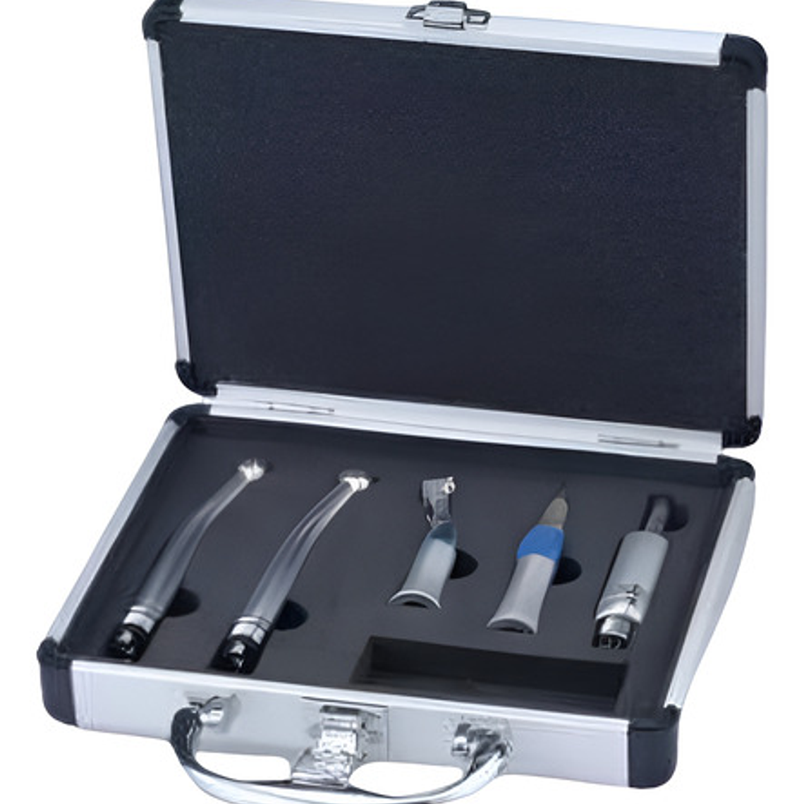 Kit Micromotor Completo + 2 Turbinas Led Calidad Maletín 4