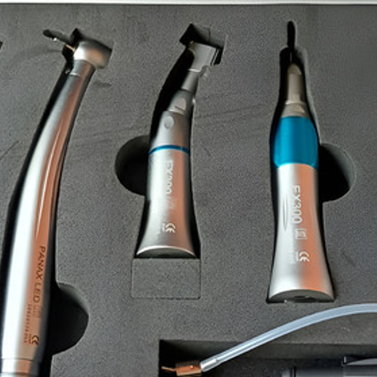 Kit Micromotor Completo + 2 Turbinas Led Calidad Maletín 16