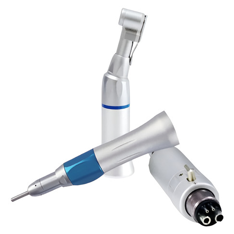 Kit Micromotor Completo + 2 Turbinas Led Calidad Maletín 17