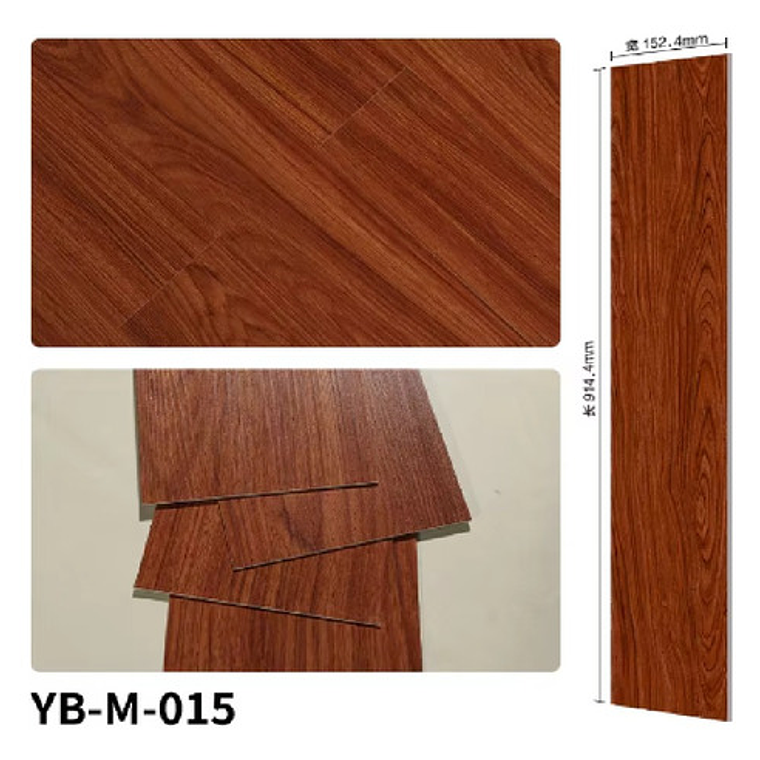 Pack 50 Láminas Autoadhesivas Piso Pvc Vinilico Tabla Ivainc 12