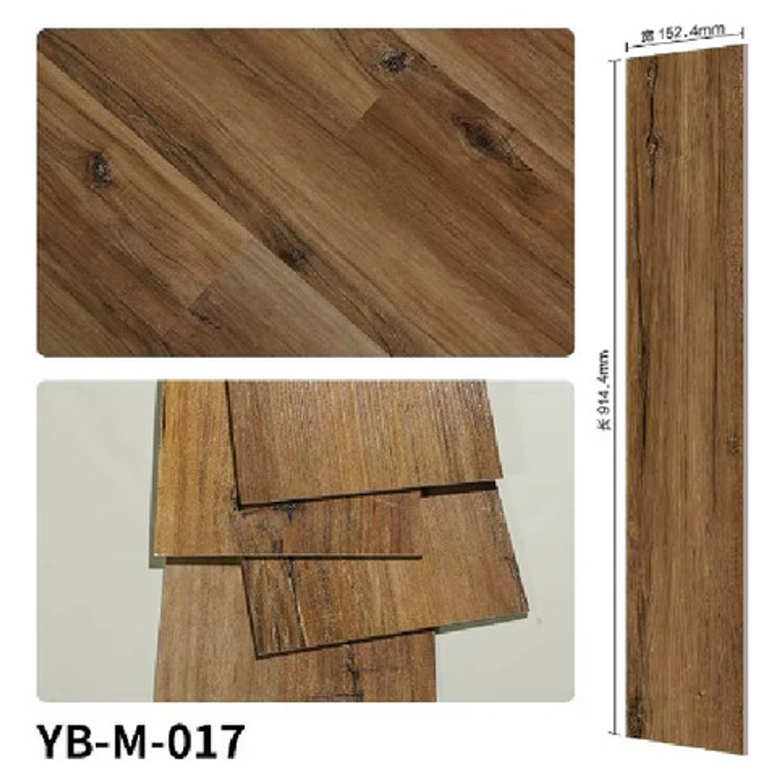 Pack 50 Láminas Autoadhesivas Piso Pvc Vinilico Tabla Ivainc 15