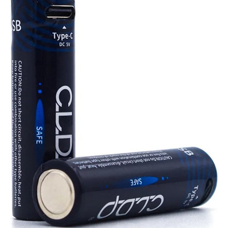 Pack 4 Pilas Únicas N-zinc Recargables Carga Directa +cable  10