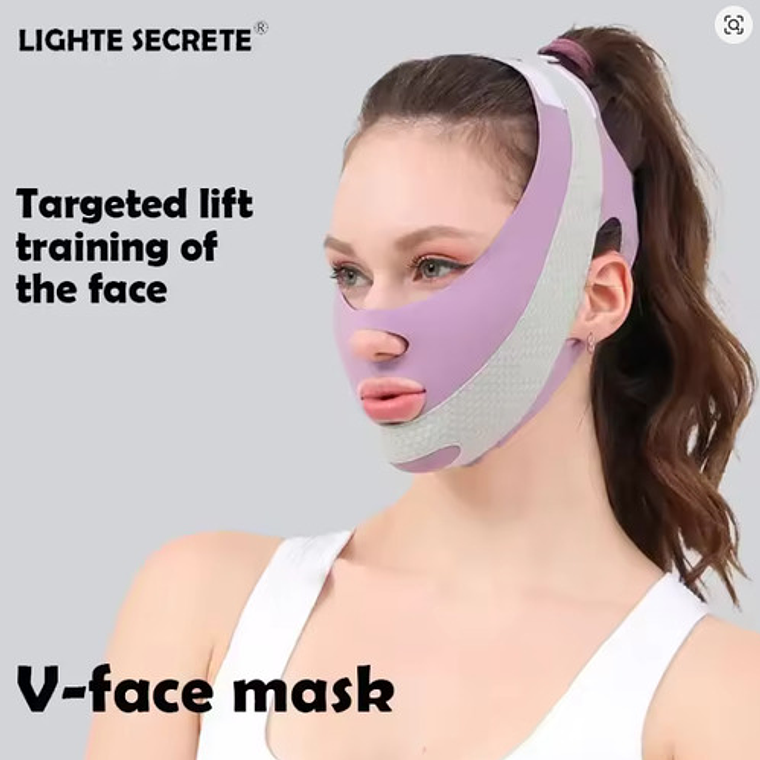 Mentonera Faja Facial Premium Doble Tela Comodidad Completa 3