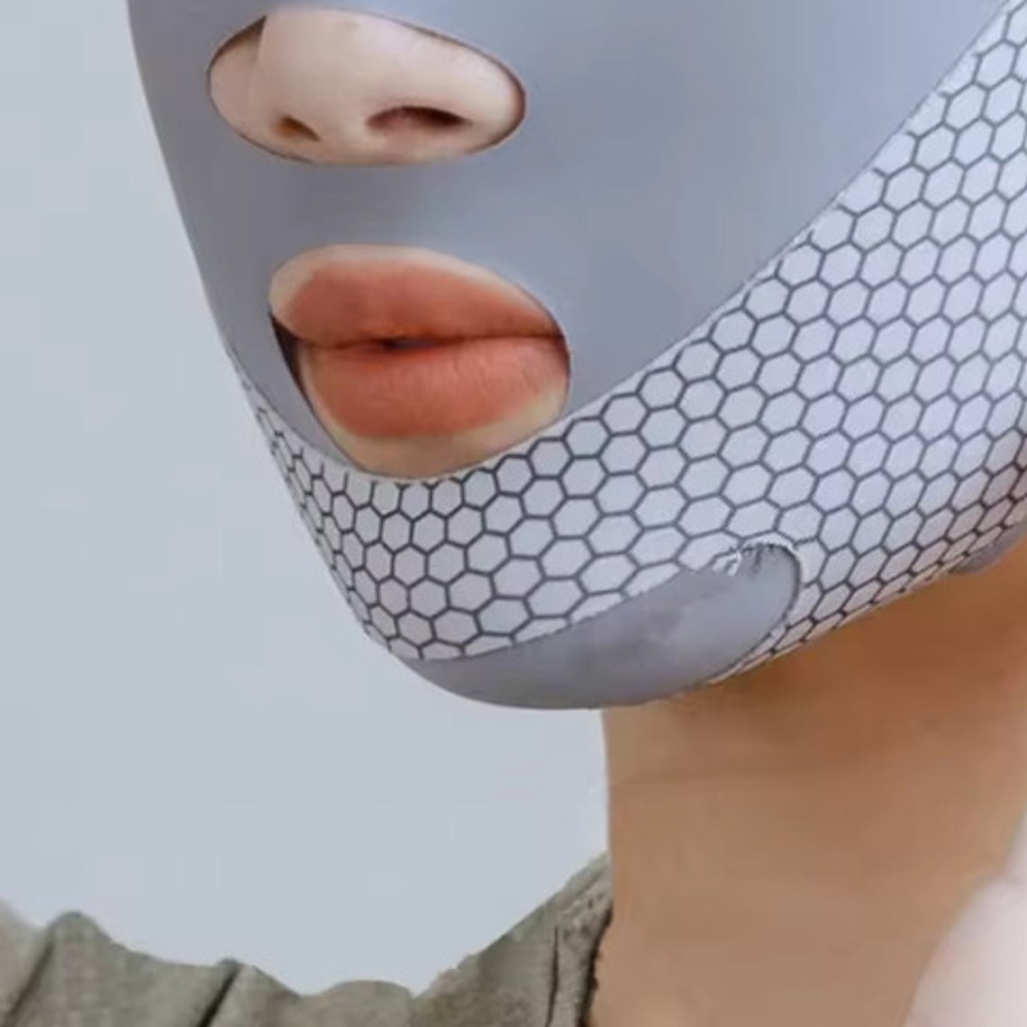 Mentonera Faja Facial Premium Doble Tela Comodidad Completa 6