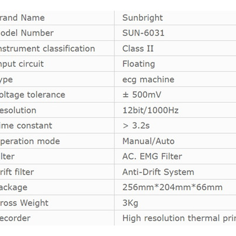 Electrocardiógrafo Profesional 6 Canales Táctil Color 12 Der 4