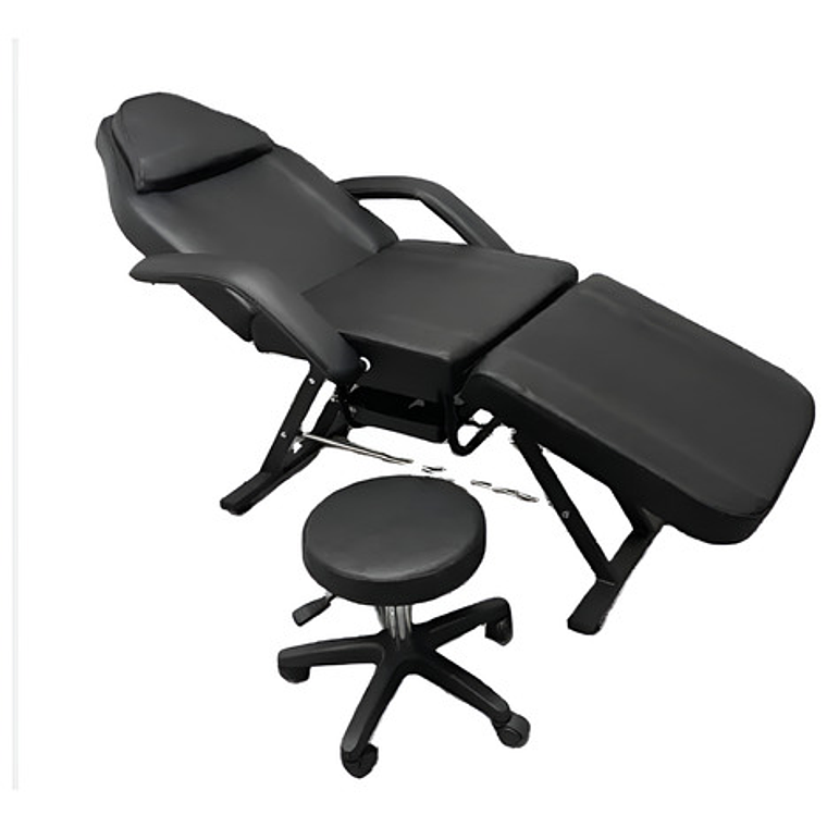 Camilla De 3 Cuerpos Para Estética Profesional C/ Taburete 1