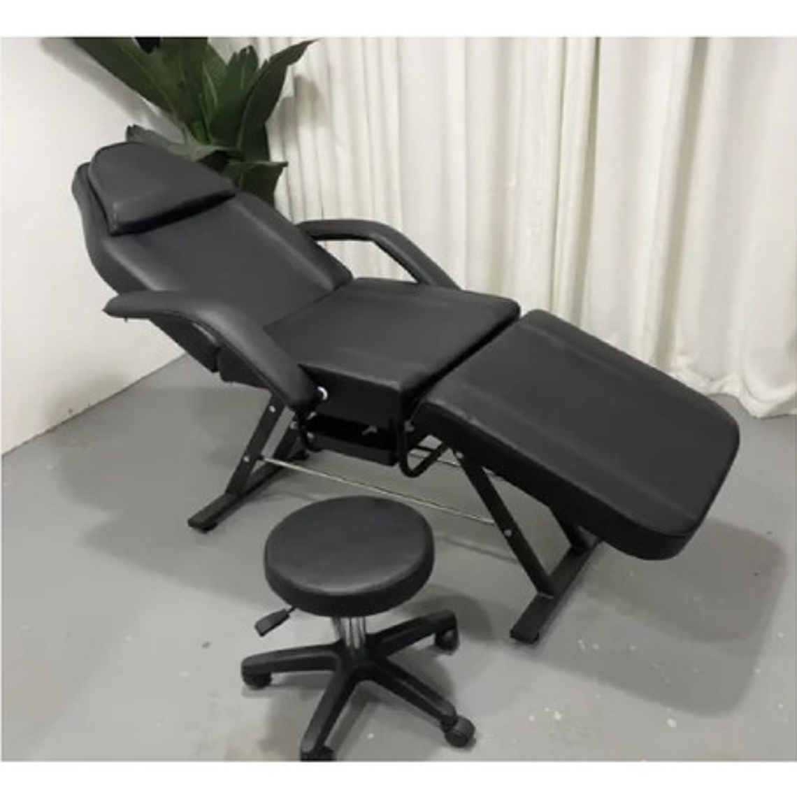 Camilla De 3 Cuerpos Para Estética Profesional C/ Taburete 2