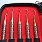 Set De 5 Curetas Estilo Gracey Periodoncia Pacard En Estuche - Miniatura 1