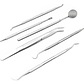 Set Xl Examen Dental 6 Piezas Espejo Pinza Sonda Y Más - Miniatura 2