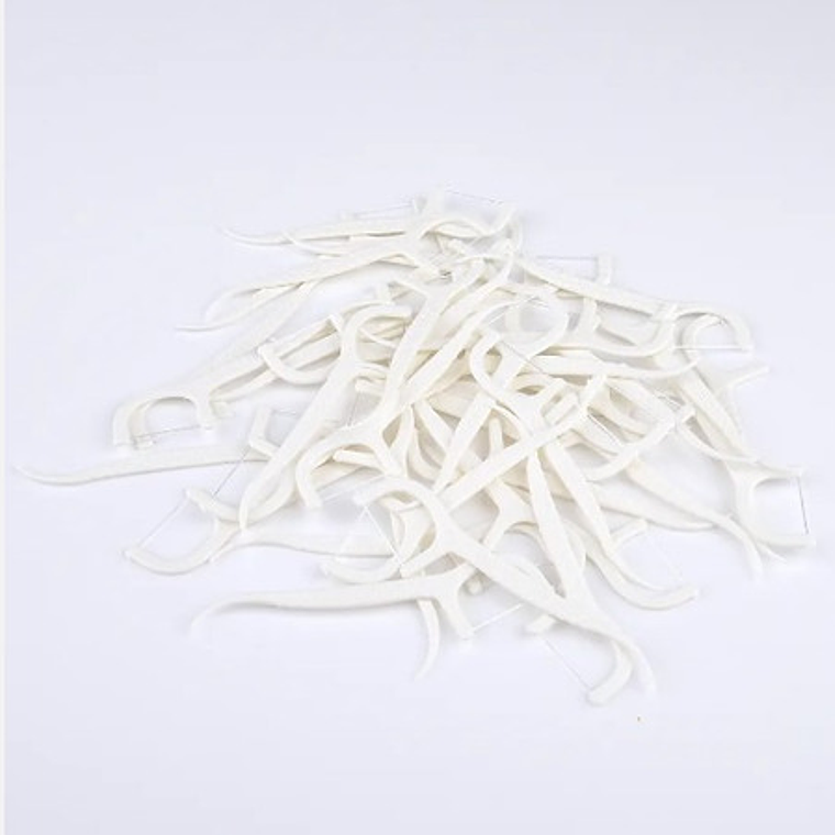 Aplicador Interdental Floss Pick Hilo Dental Y-lin Pack 100u 4