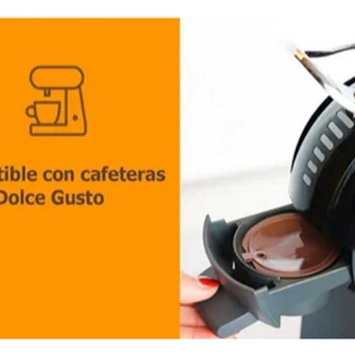Pack 6 Capsulas Reutilizables Para Modelos Dolce Gusto Stgo. 9