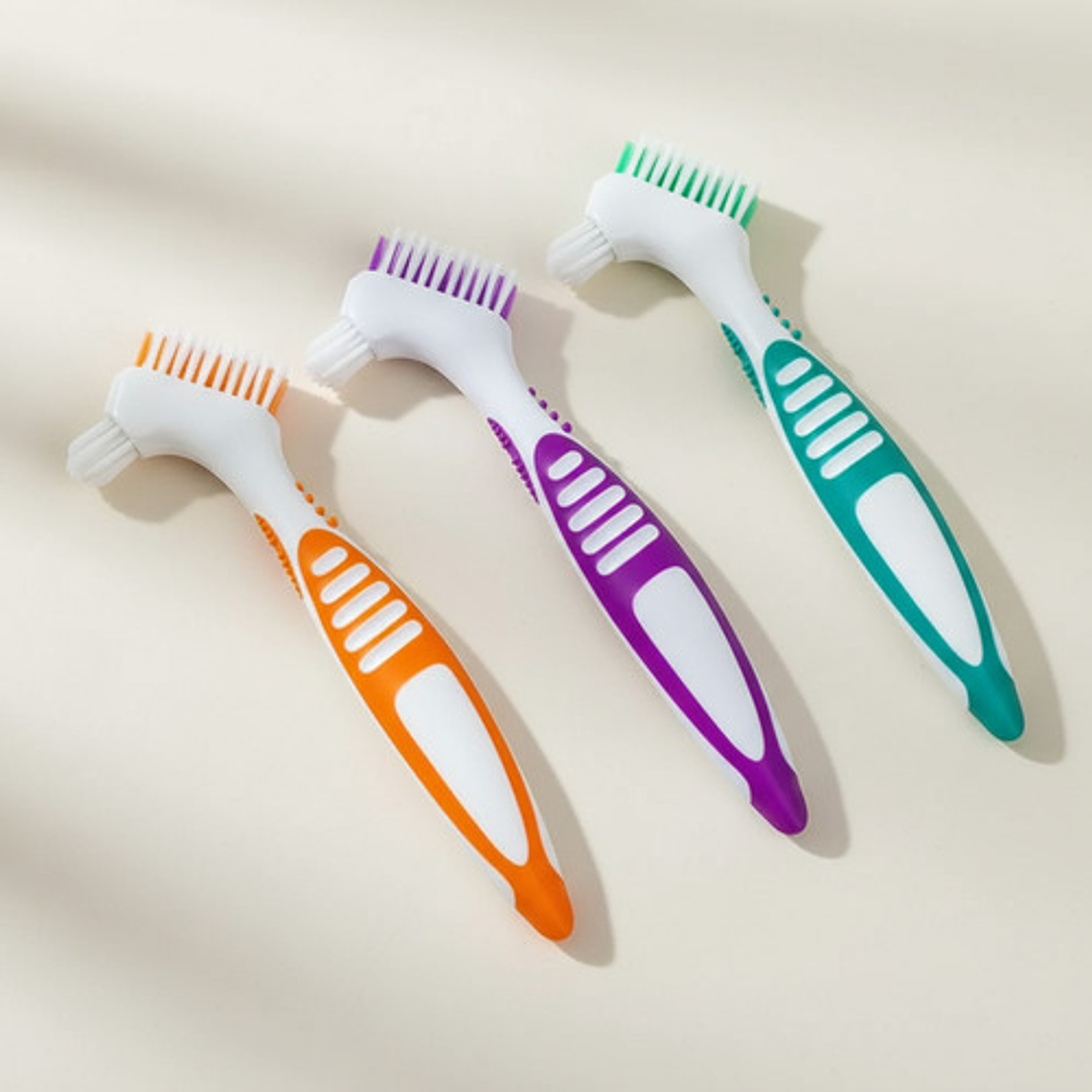 Cepillo Para Prótesis Dental Calidad Pacard Doble 4