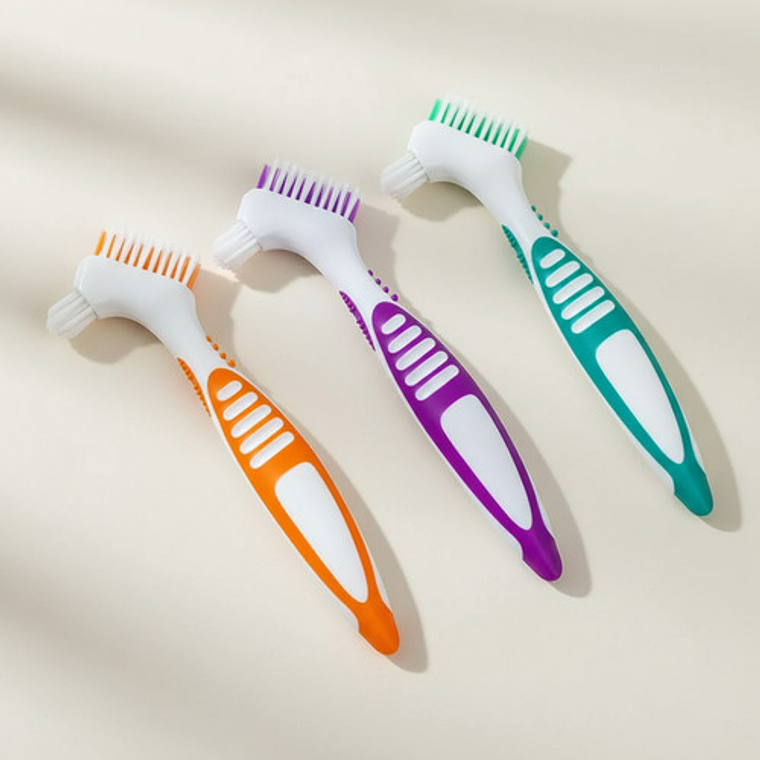 Cepillo Para Prótesis Dental Calidad Pacard Doble 4