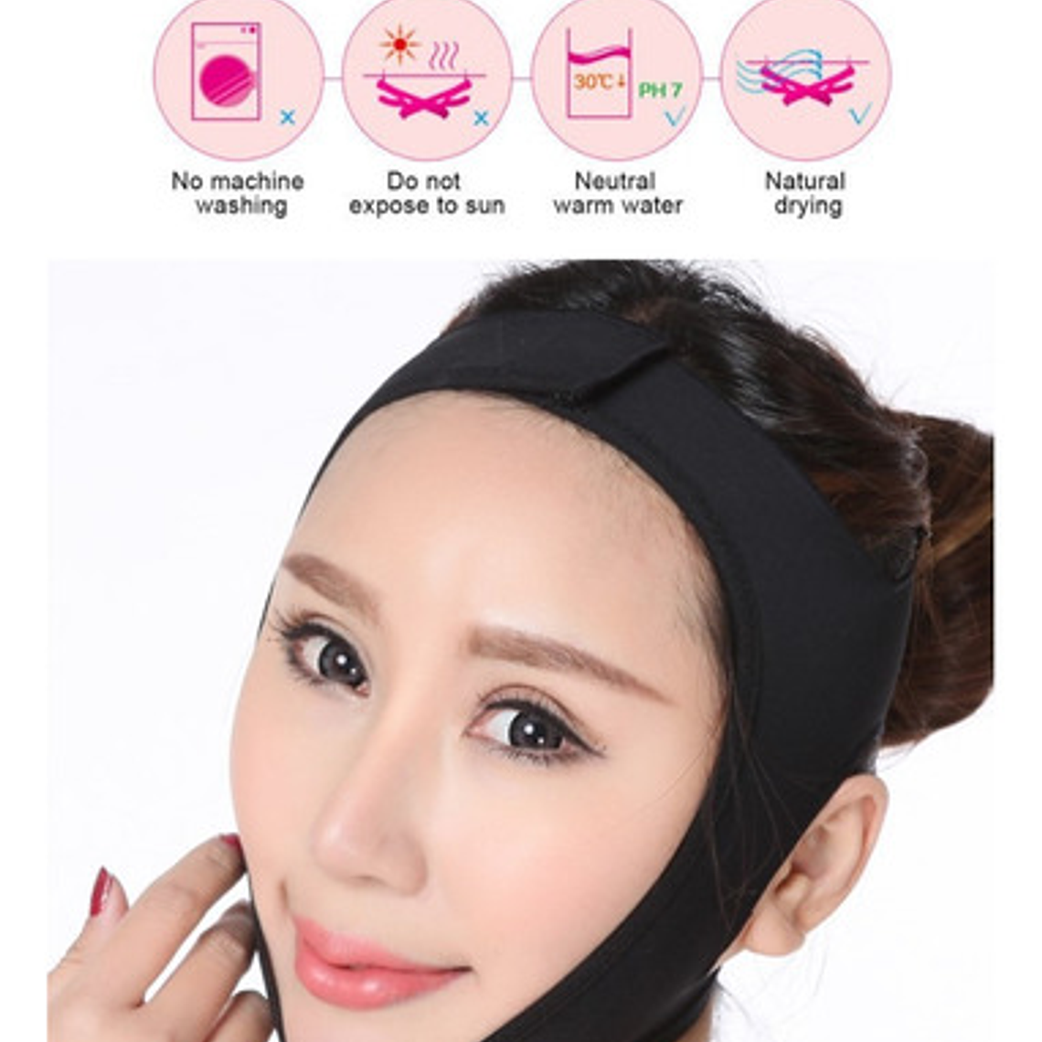 Mentonera Faja Facial 1 Par Original Pacard Caja Bichectomía 7