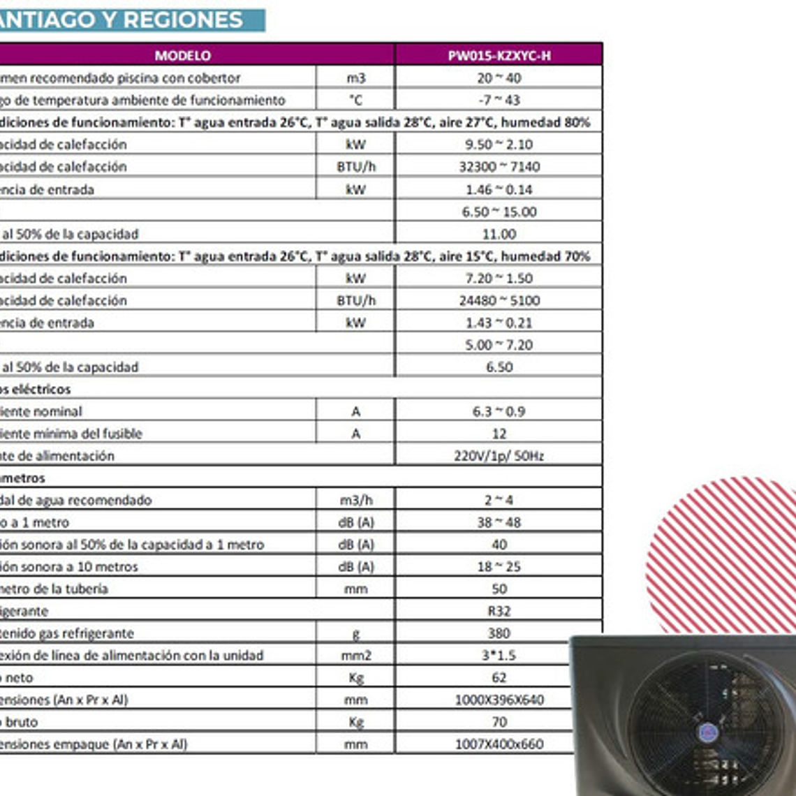Bomba De Calor Clark Para Piscinas Hasta 40m3 Instalado 4