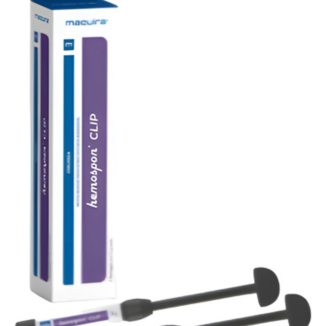 Restaurador Provisional Fotocurable Hemospon Clip 2 Jeringas 1