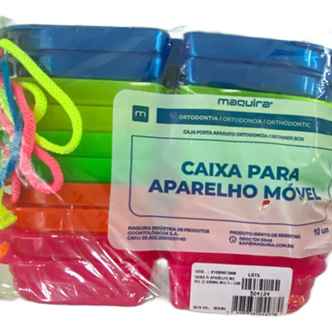 Set 10 Cajas Aroma Ortodoncia Plano Dental Original Maquira 3