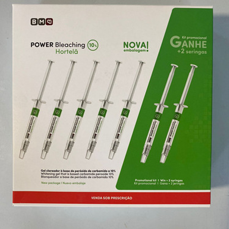 Set Xl 7 Jeringas Blanqueamiento Dental Power Bleaching Home 2