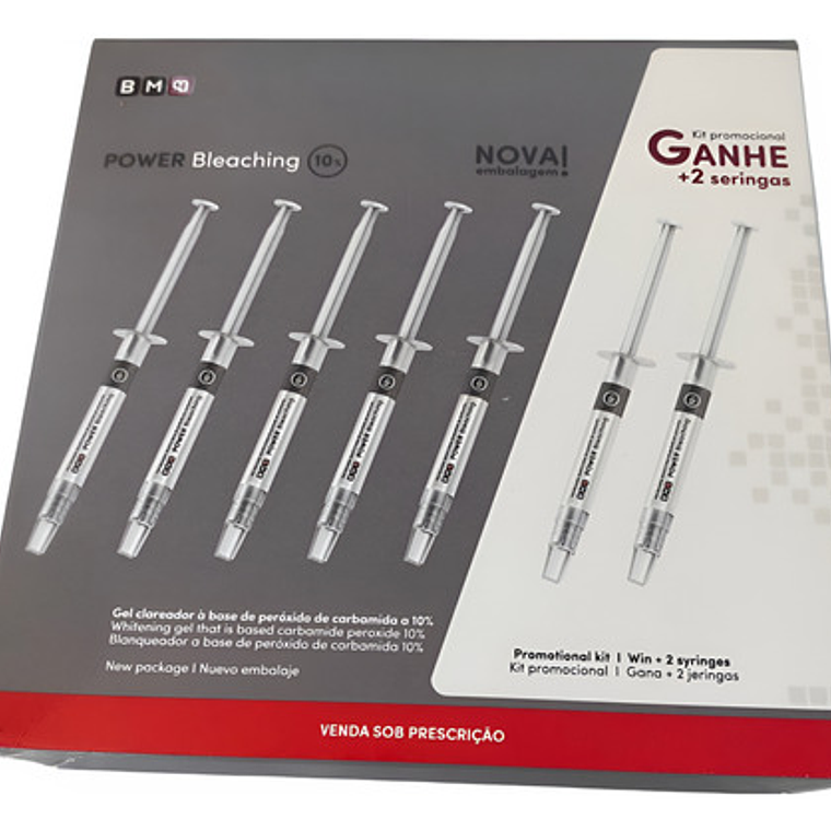 Set Xl 7 Jeringas Blanqueamiento Dental Power Bleaching Home 3