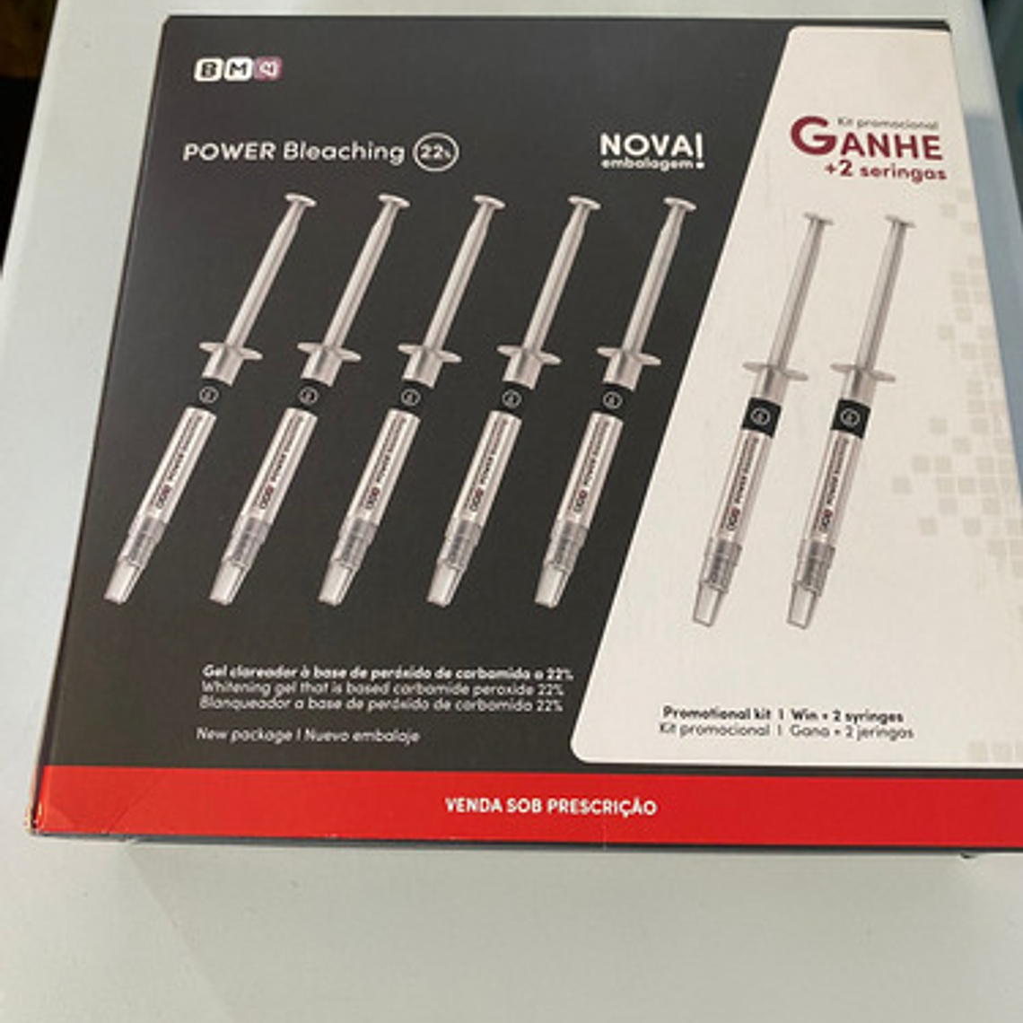 Set Xl 7 Jeringas Blanqueamiento Dental Power Bleaching Home 5