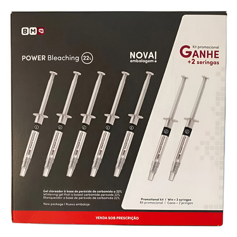 Set Xl 7 Jeringas Blanqueamiento Dental Power Bleaching Home 8