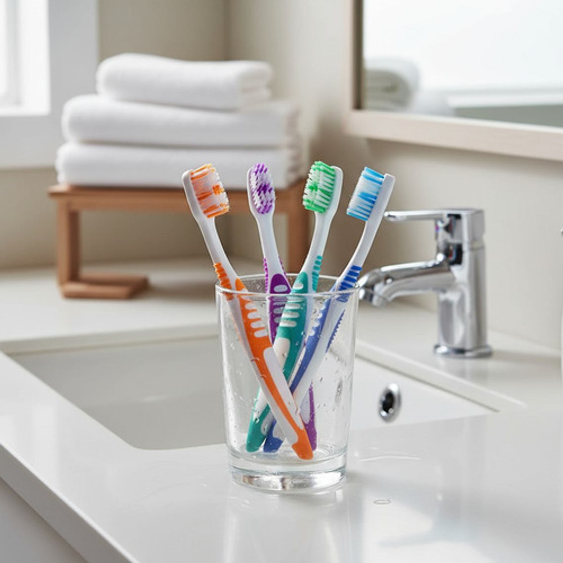 Pack 10 Cepillos Para Prótesis Dental Calidad Pacard Doble 2