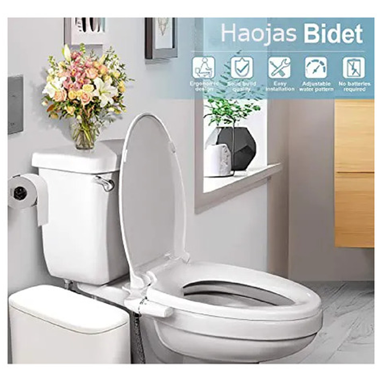 Ducha Bidet Para Inodoro Lavado Trasero Y Frontal Ajustable 2