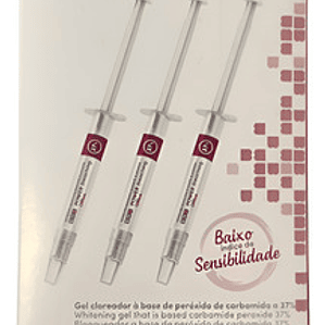 Set 3 Jeringas Blanqueamiento Dental Power Bleach Office 37%