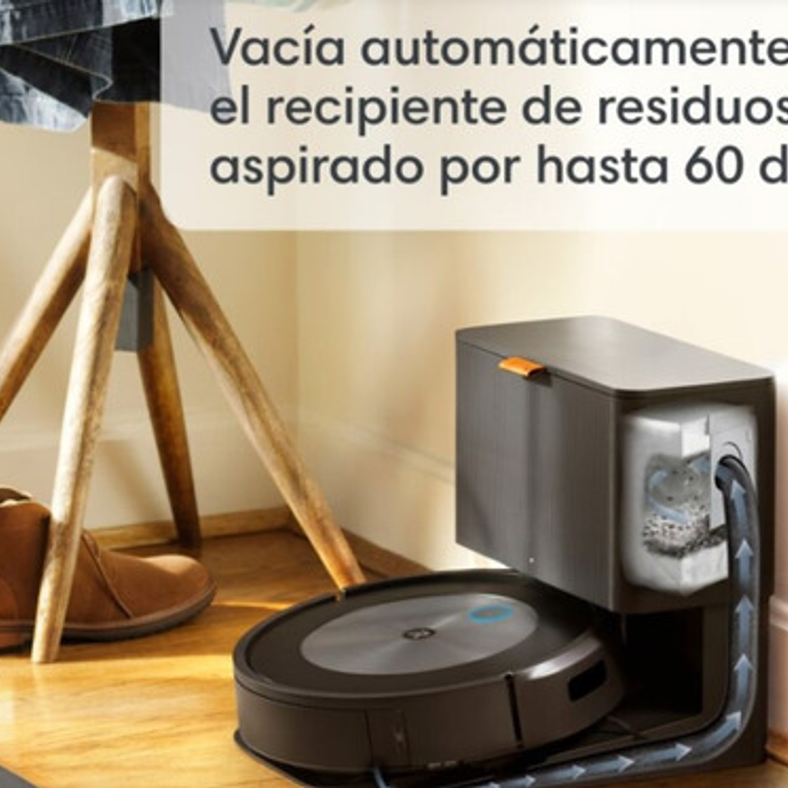 Robot Aspiradora Y Trapeador Roomba Combo J5+ Color Negro 3