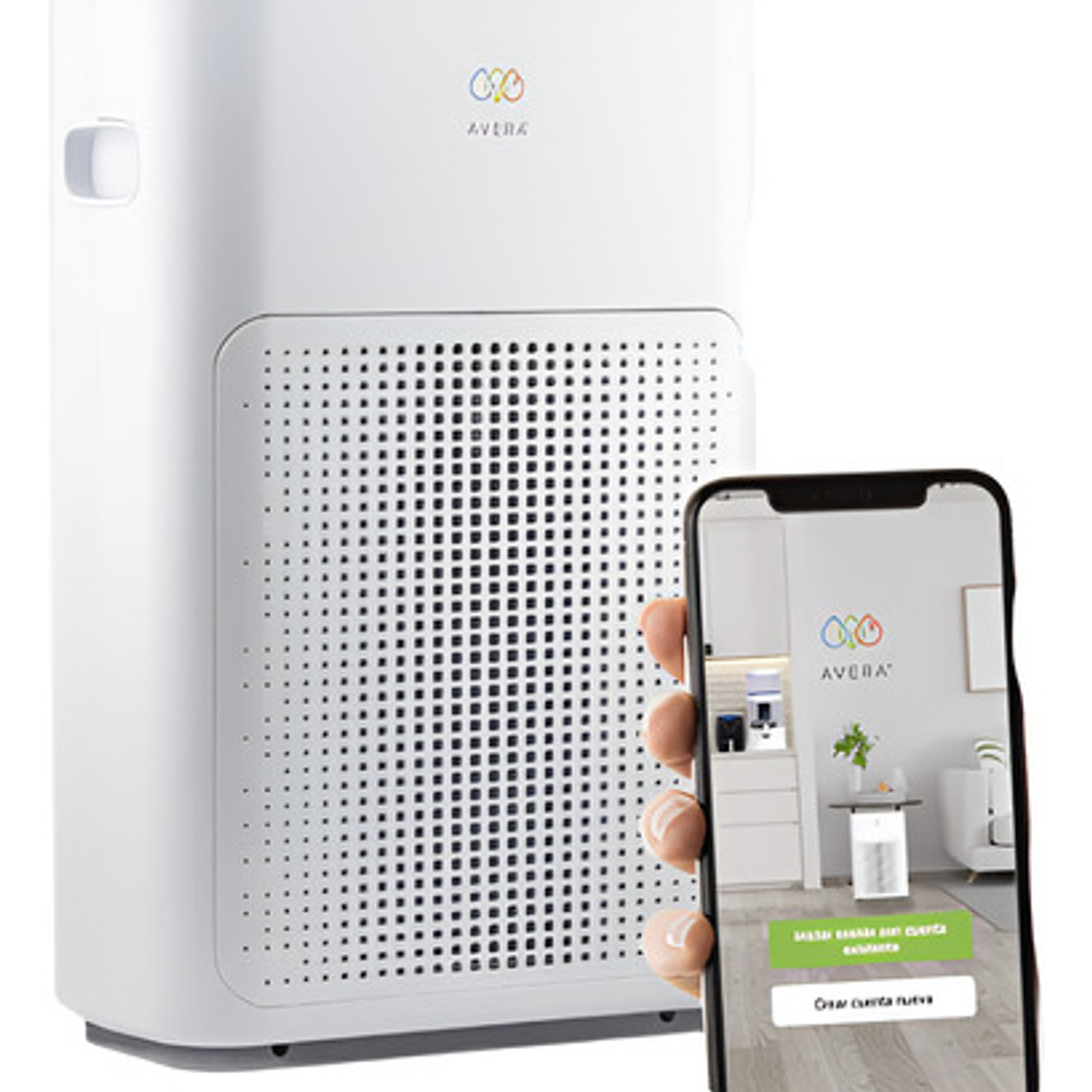 Purificador De Aire  Wifi  Avera Inteligente Phepa01 1