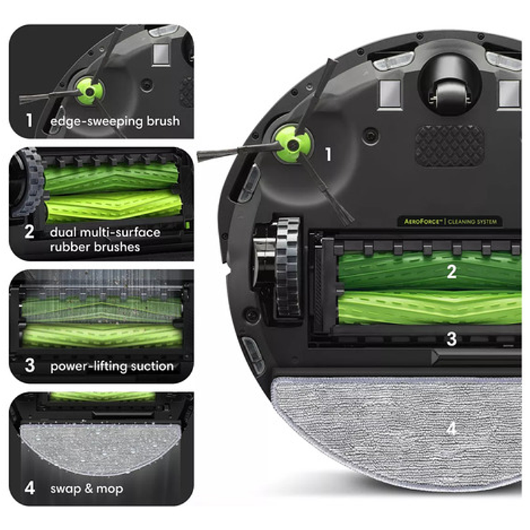 Irobot Aspiradora Y Trapeadora Roomba Combo I5+ Autovaciado 9