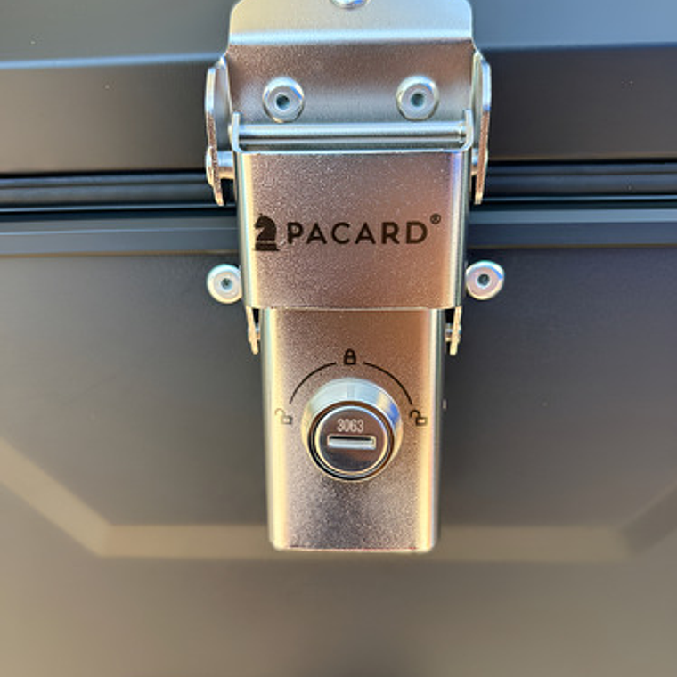 Maleta Top Case Aluminio Moto 55 L, Black X-series Calidad 2