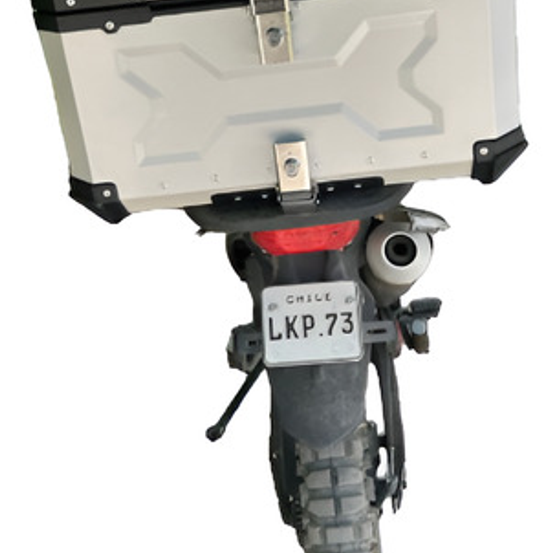 Maleta Top Case Aluminio Moto 55 L, Black X-series Calidad 10