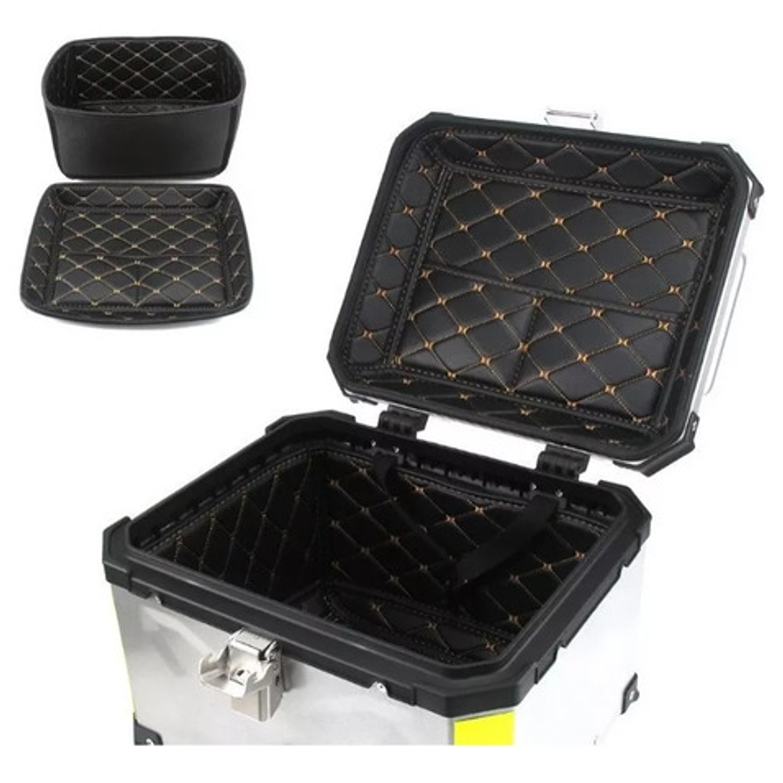 Maleta Top Case Aluminio Moto 55 L, Black X-series Calidad 12