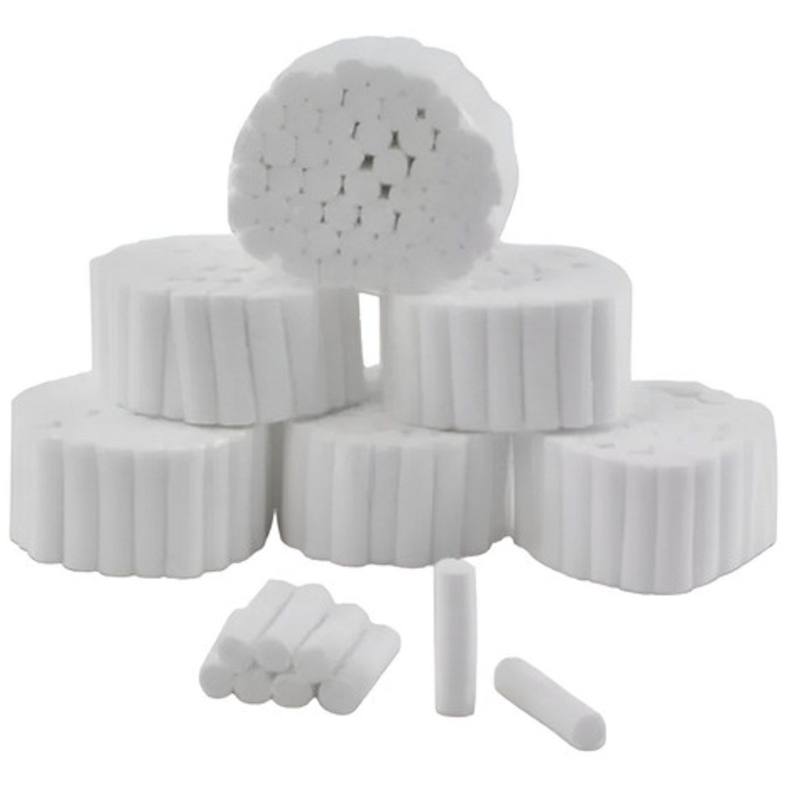 Torulas Dental 1000 Unidades - Torulas Lisas Algodón Dental 1