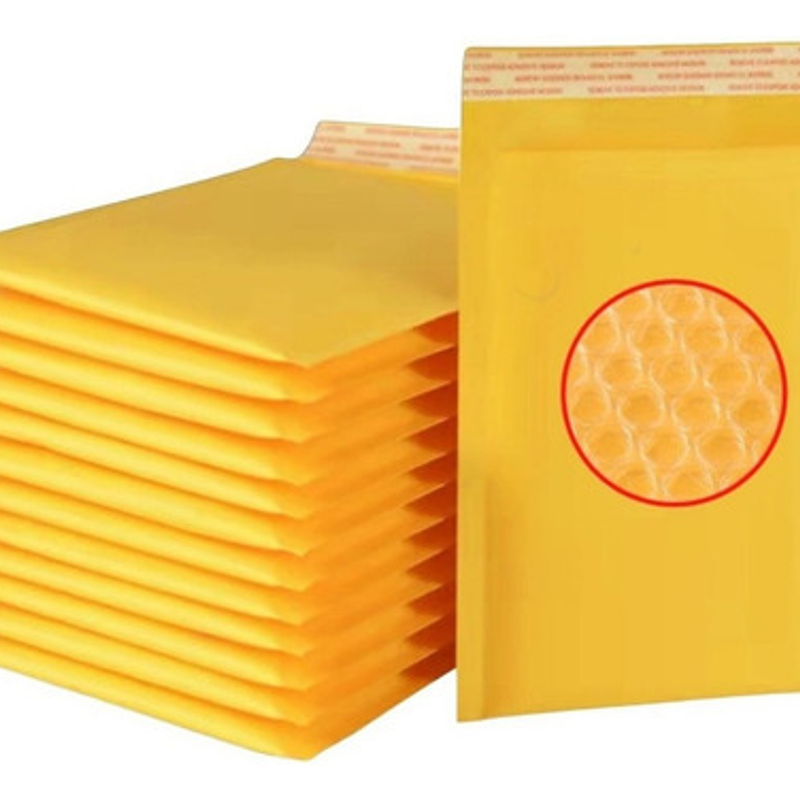 Sobres Acolchados Quality Park 18x23 Adhesivo Pack 50 Amarillo Liso 3