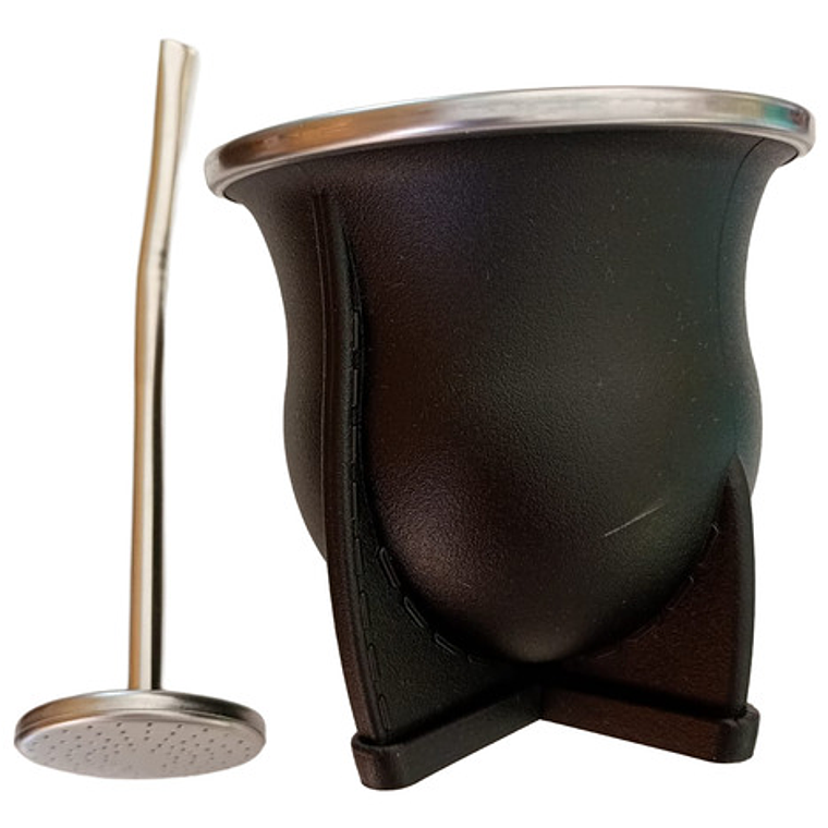 Mate Nativo Imperial Único Modelo C/ Bombilla Especial Ancha 1