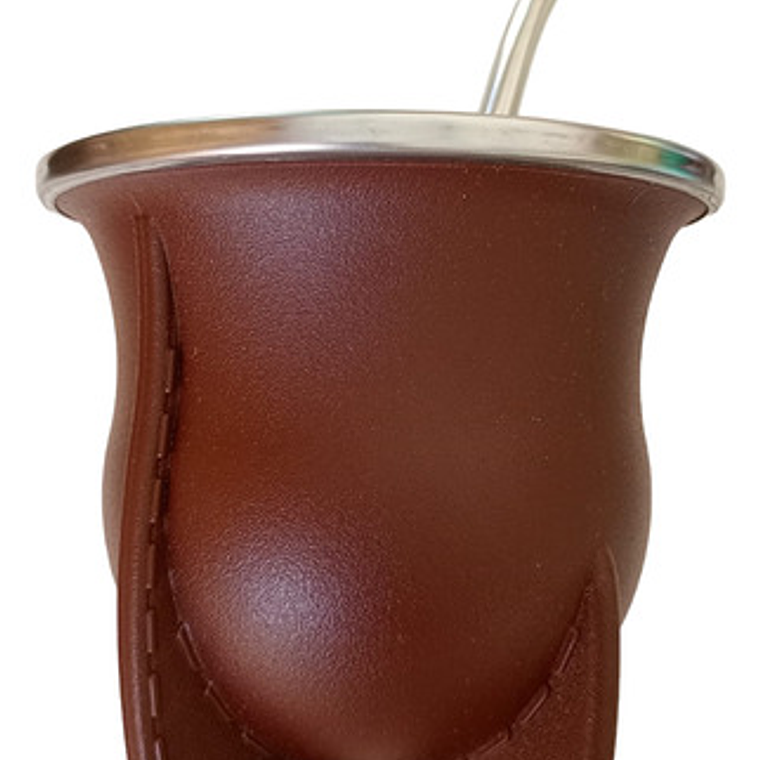 Mate Nativo Imperial Único Modelo C/ Bombilla Especial Ancha 7