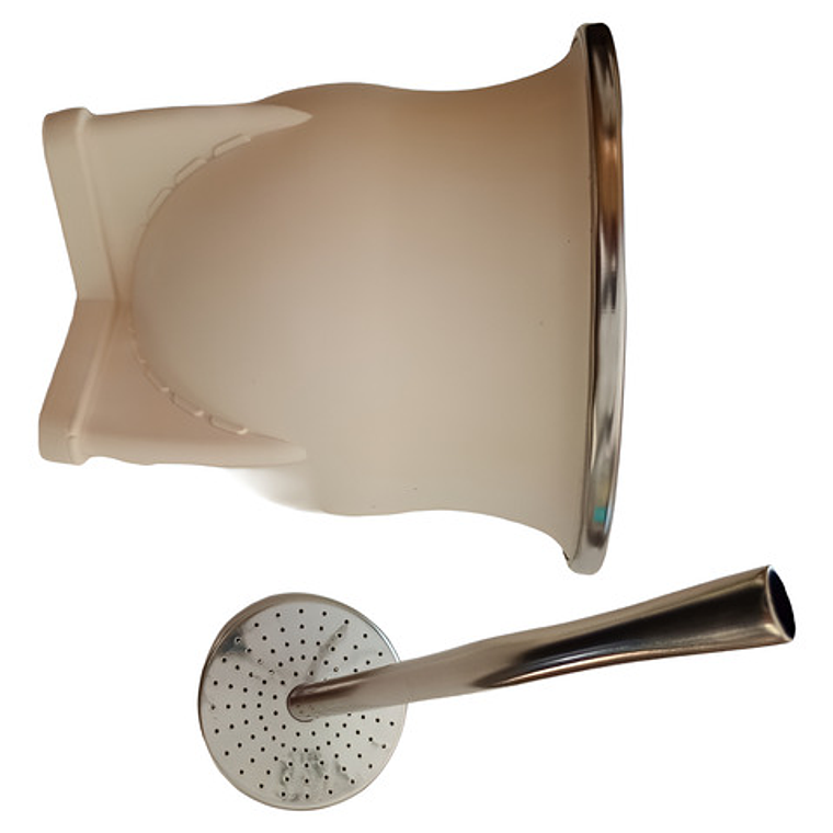 Mate Nativo Imperial Único Modelo C/ Bombilla Especial Ancha 18