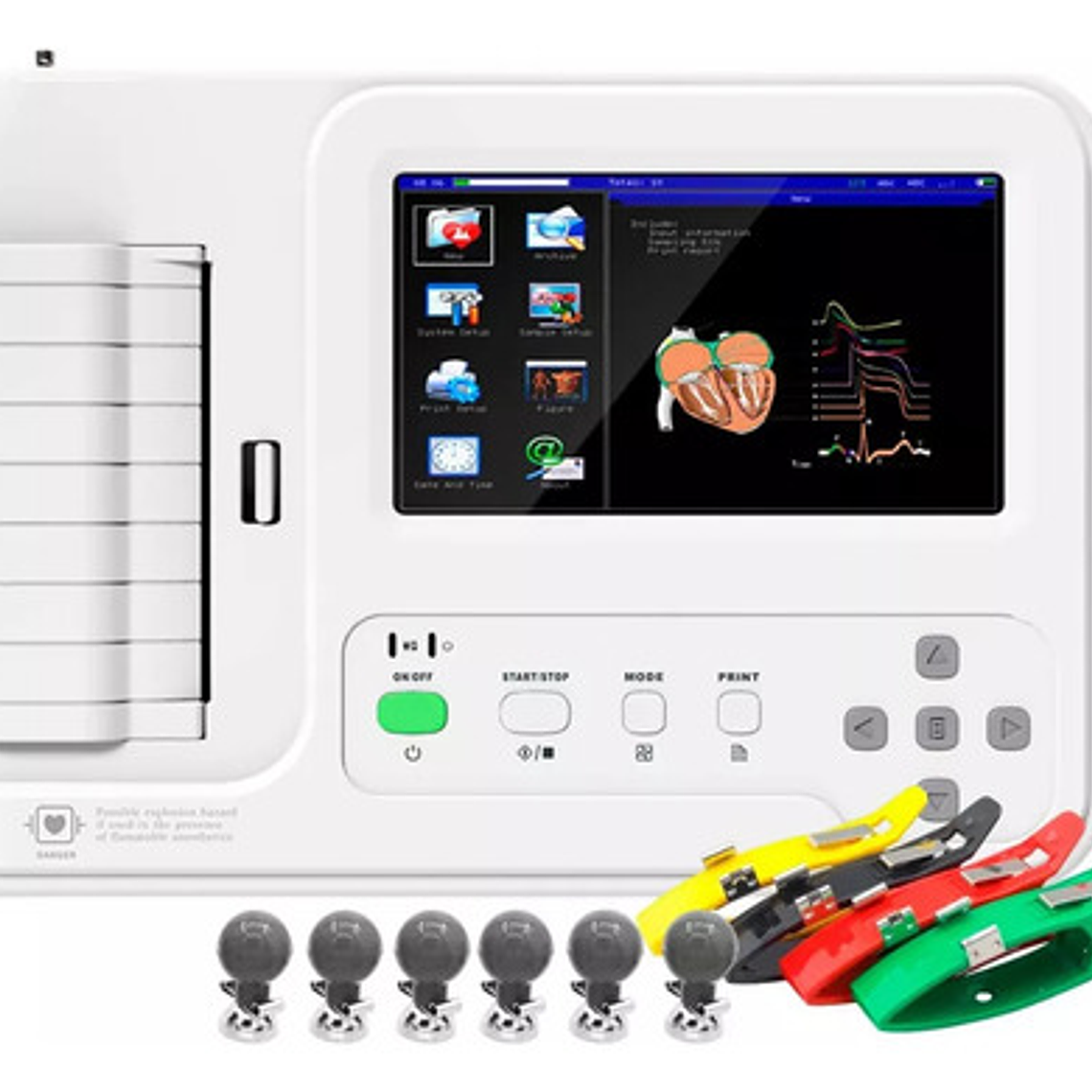 Pack 3 Papeles Térmicos Electrocardiograma Ecg 6 Can 110mm 6