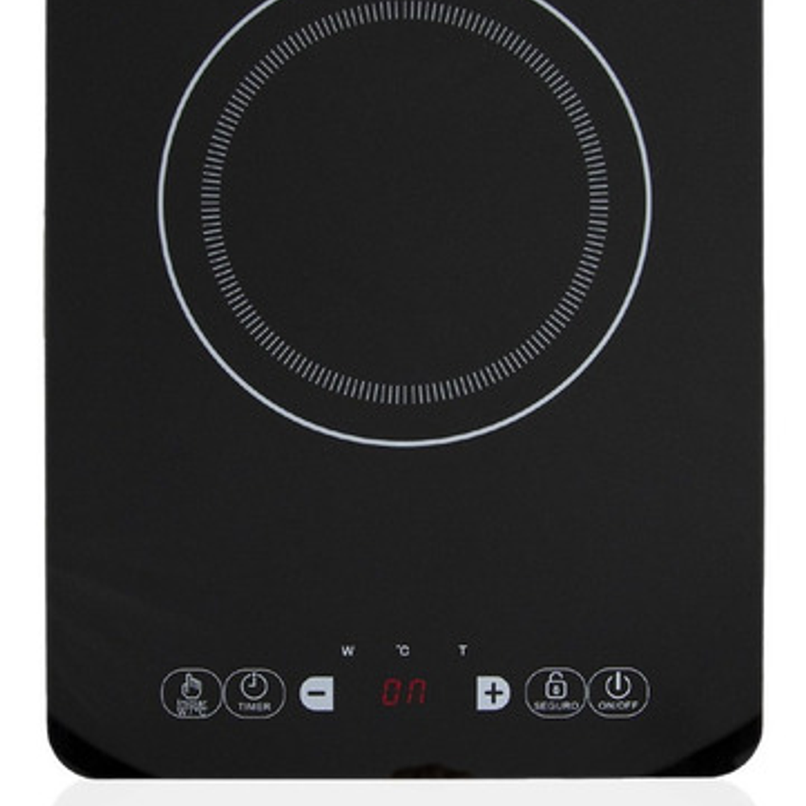 Encimera Eléctrica Avera Inducción Piv1 Negra 220v Portátil 10