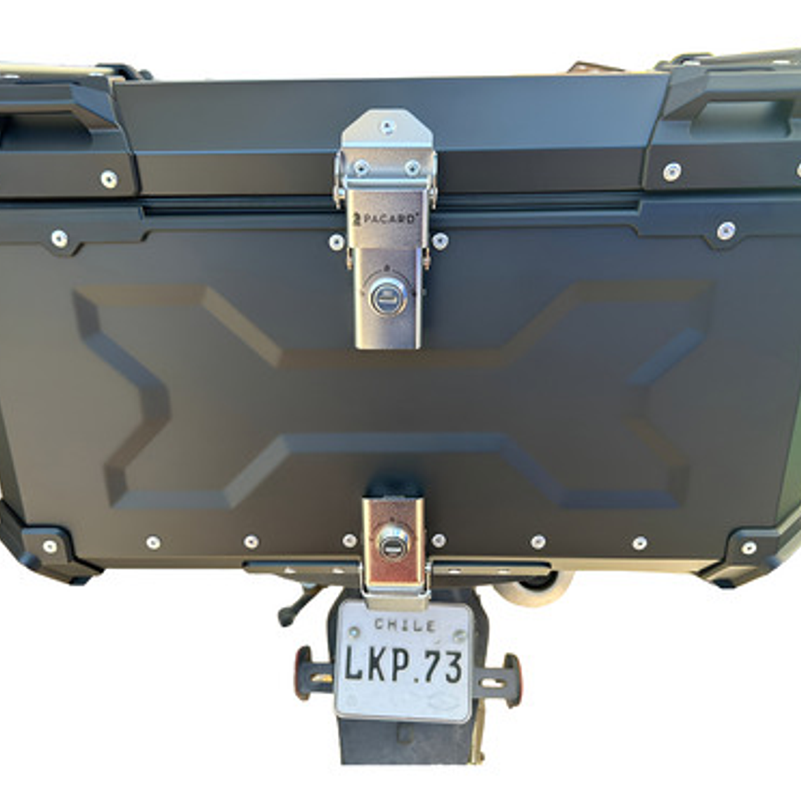 Maleta Top Case Aluminio Moto 65l Xxl Calidad 2 Cascos! 1