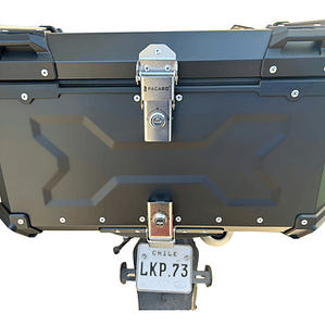 Maleta Top Case Aluminio Moto 65l Xxl Calidad 2 Cascos!