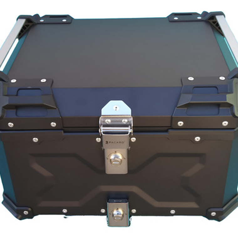 Maleta Top Case Aluminio Moto 65l Xxl Calidad 2 Cascos! 3