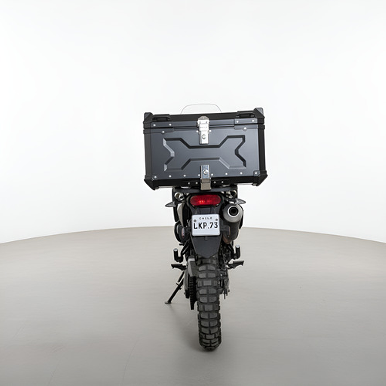 Maleta Top Case Aluminio Moto 65l Xxl Calidad 2 Cascos! 4