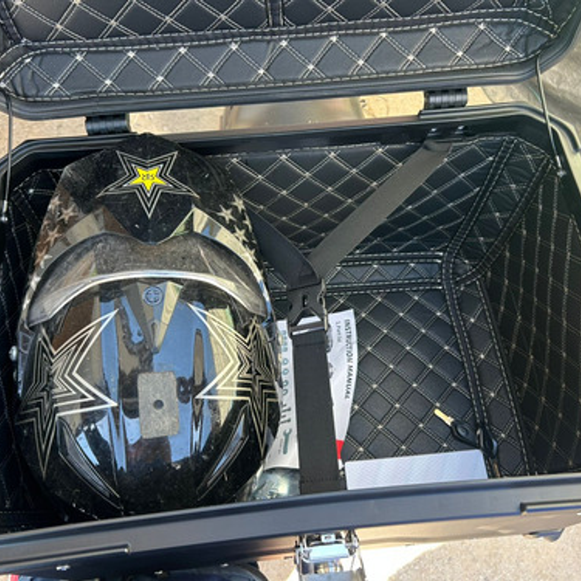 Maleta Top Case Aluminio Moto 65l Xxl Calidad 2 Cascos! 5