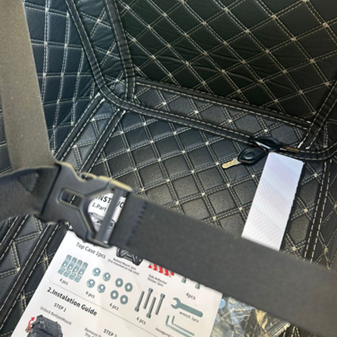 Maleta Top Case Aluminio Moto 65l Xxl Calidad 2 Cascos! 10