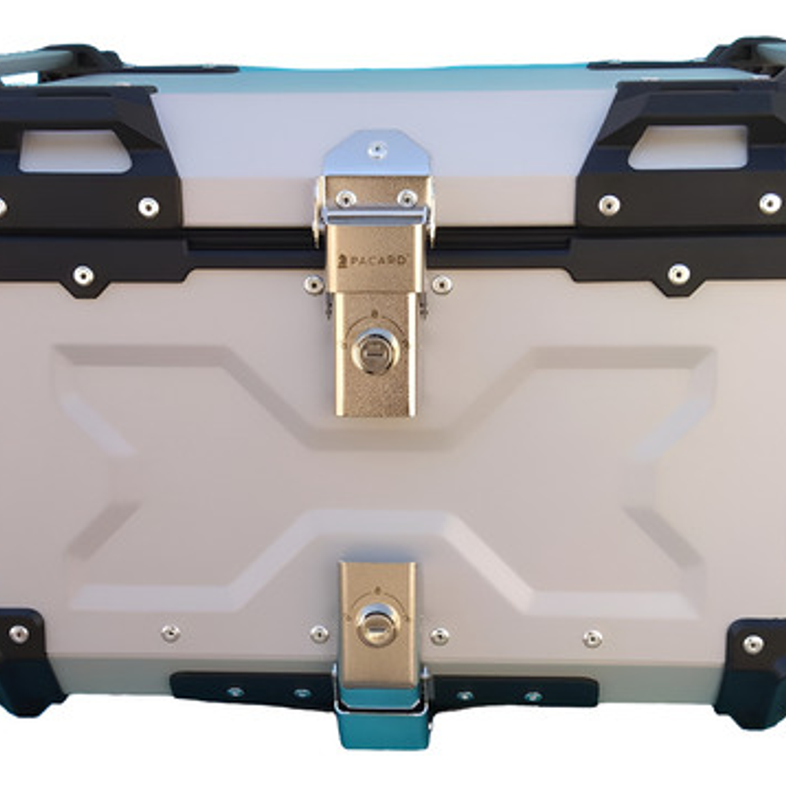 Maleta Top Case Aluminio Moto 65l Xxl Calidad 2 Cascos! 12