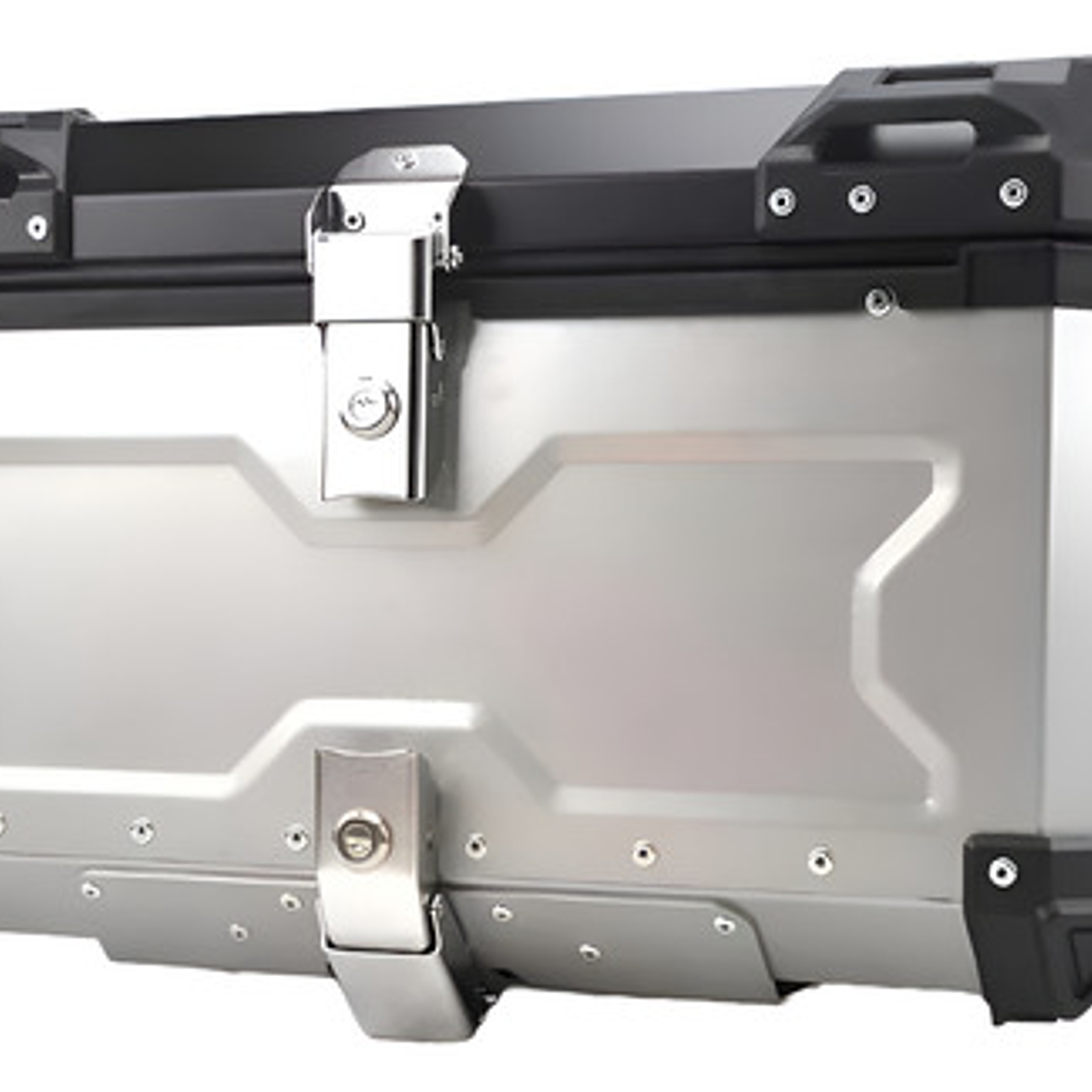 Maleta Top Case Aluminio Moto 65l Xxl Calidad 2 Cascos! 13